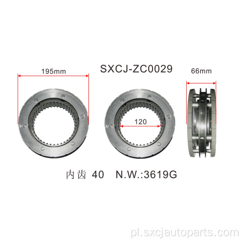 Synchronizator transmisji części samochodowych dla Mitsubish dla OEM ME659946/ME663622